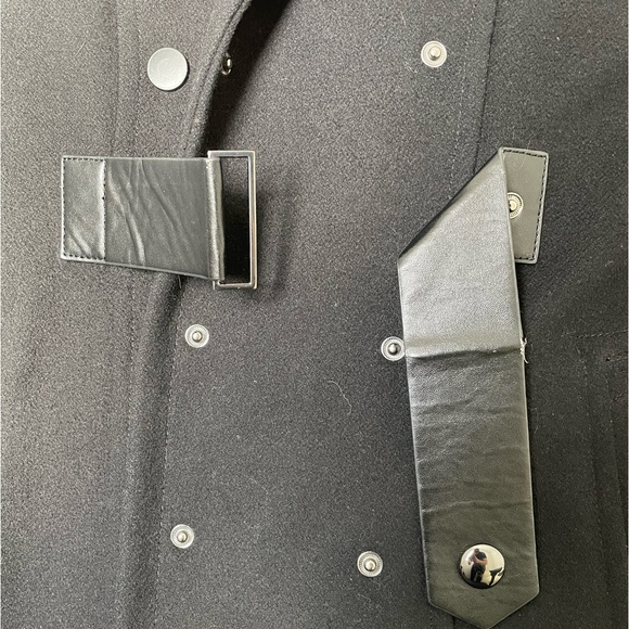 Wool blend double breasted coat - Picture 8 of 10